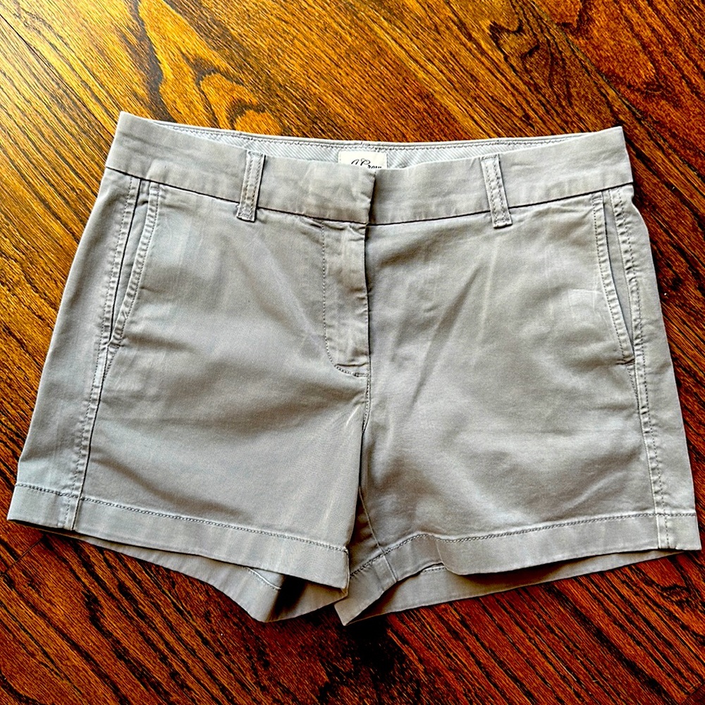 J. Crew 4” chino shorts
